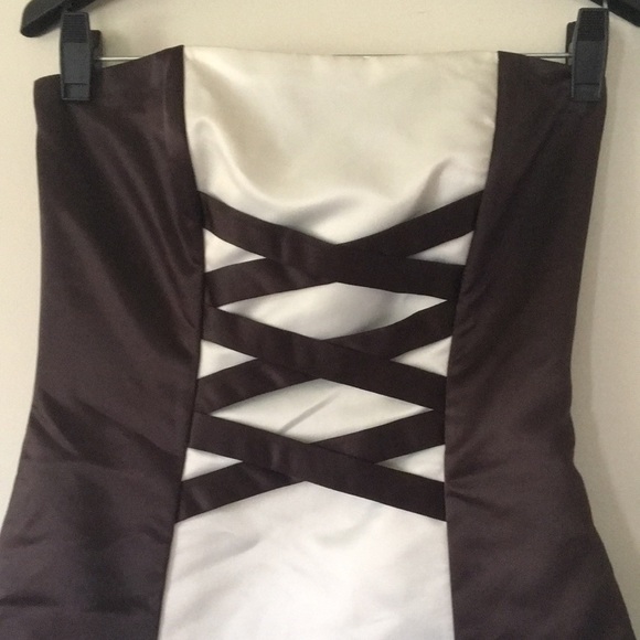 Jessica McClintock for Gunne Sax Formal Strapless Corset Style Dress size 3/4 - Picture 3 of 8